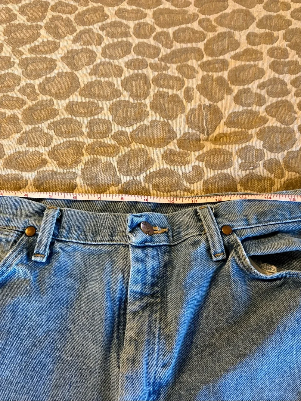 Wrangler Mens Light Blue Denim Jeans